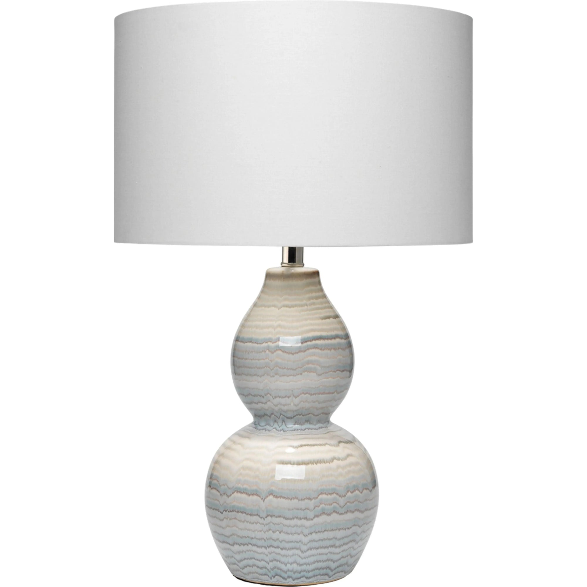 Jamie Young Company - Catalina Wave Table Lamp - LSCATALINAWH | Montreal Lighting & Hardware