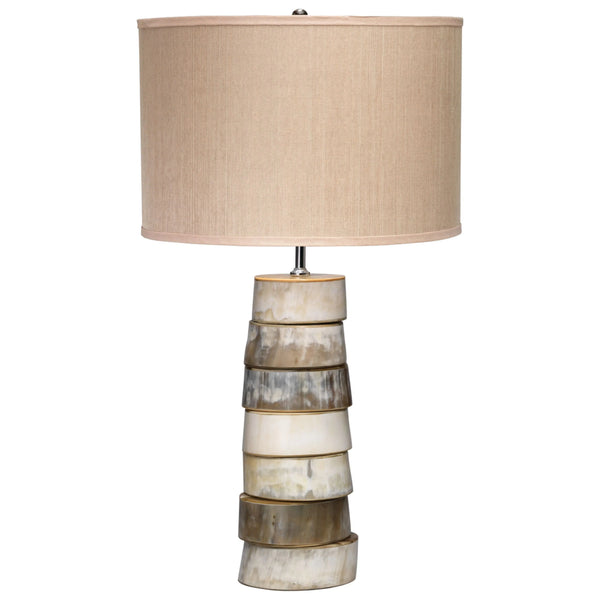Stacked Horn Table Lamp