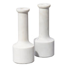 Jamie Young Company - Trumpet Candlesticks (Set of 2) - 7TRUM-CHWH | Montreal Lighting & Hardware
