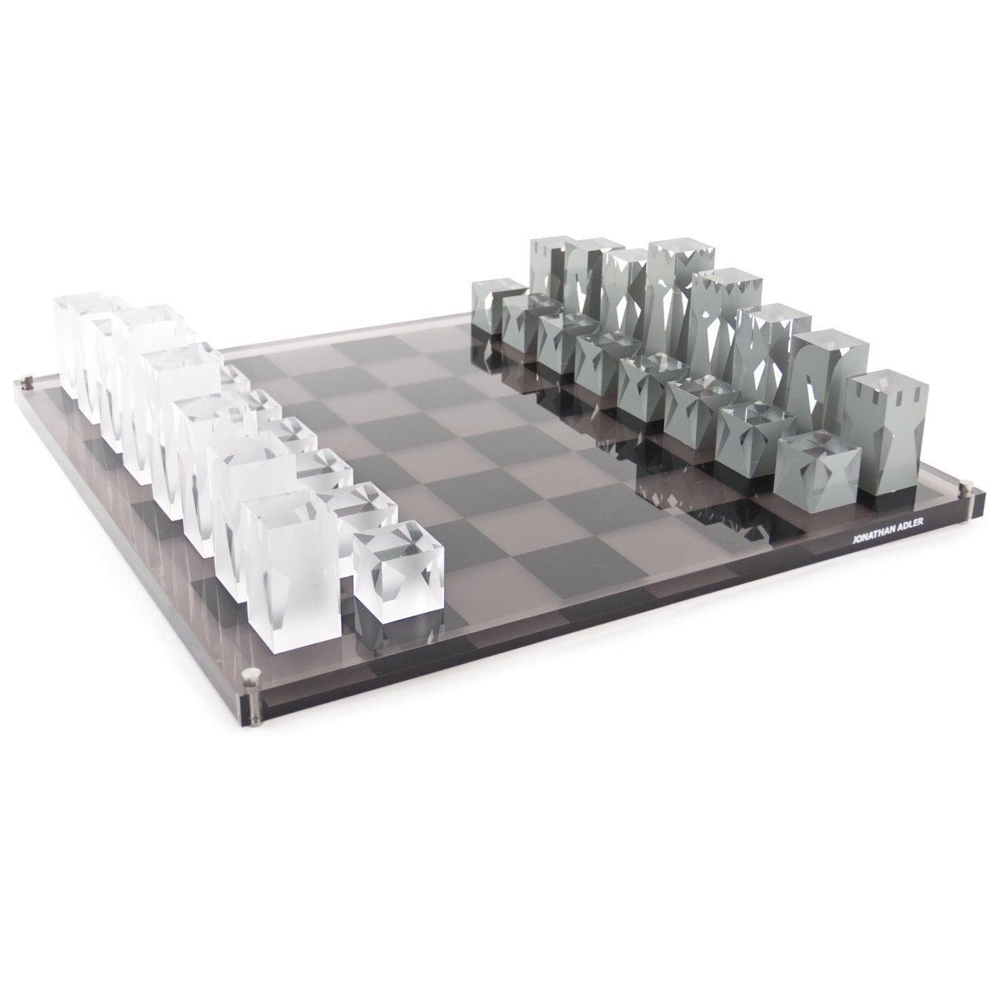 Jonathan Adler - Acrylic Chess Set - 29858 | Montreal Lighting & Hardware