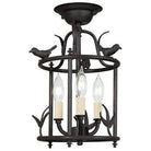 JVI Designs - Bird Flush Mount Lantern - 924-26 | Montreal Lighting & Hardware