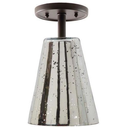 JVI Designs - Grand Central Glass Cone Flush Mount - 1301-08 G1-AM | Montreal Lighting & Hardware