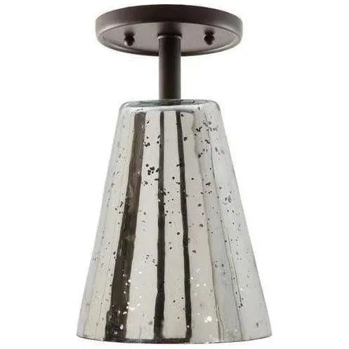 JVI Designs - Grand Central Glass Cone Flush Mount - 1301-08 G1-AM | Montreal Lighting & Hardware