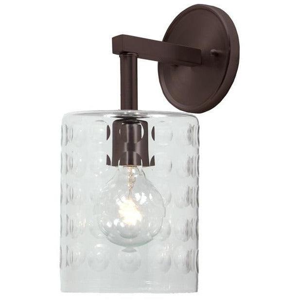 JVI Designs - Grand Central Hammered Glass Wall Sconce - 1303-08 G10 | Montreal Lighting & Hardware