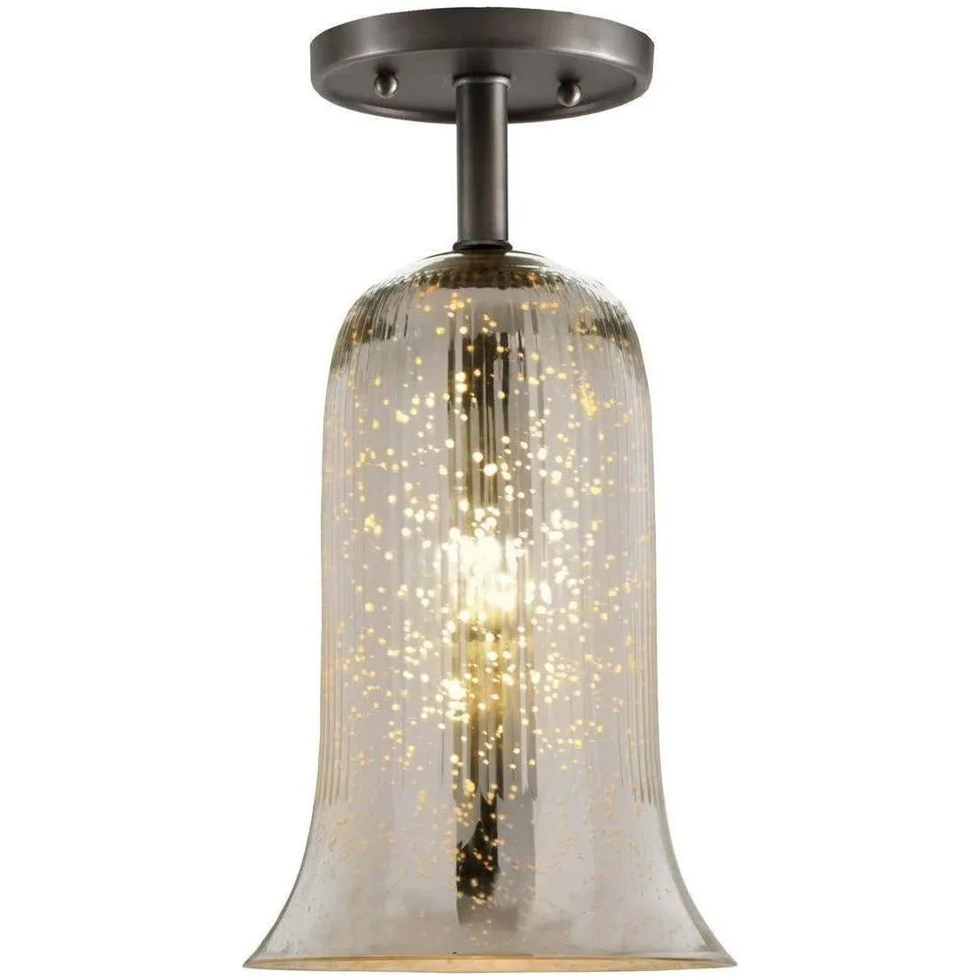 JVI Designs - Grand Central Hurricane Flush Mount - 1301-18 G7-SR | Montreal Lighting & Hardware