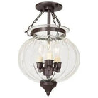 JVI Designs - Melon Semi Flush Mount - 1053-08 | Montreal Lighting & Hardware