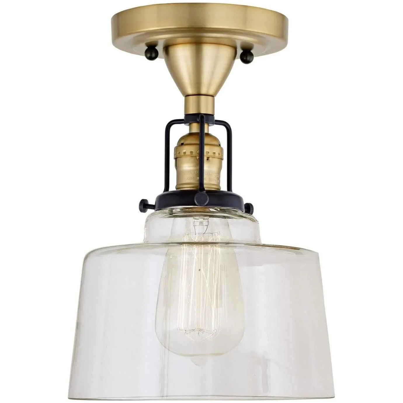 JVI Designs - Nob Hill Buffy Ceiling Mount - 1222-10 S14 | Montreal Lighting & Hardware