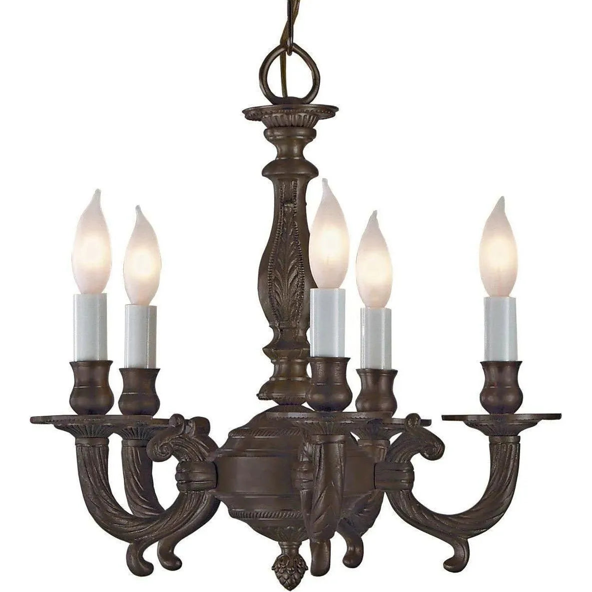 JVI Designs - San Clemente Cast Brass Chandelier - 905-08 | Montreal Lighting & Hardware