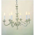 JVI Designs - San Clemente Cast Brass Chandelier - 906-17 | Montreal Lighting & Hardware