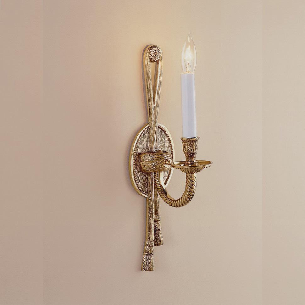 JVI Designs - San Clemente Cast Brass Tassel Wall Sconce - 554-05 | Montreal Lighting & Hardware