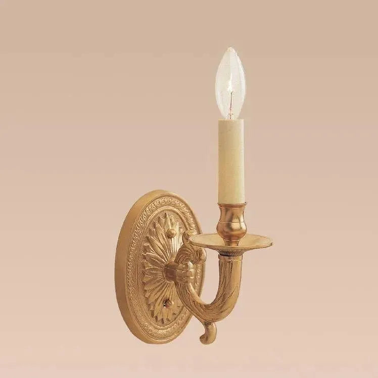 JVI Designs - San Clemente Petal Brass Wall Sconce - 307-01 | Montreal Lighting & Hardware