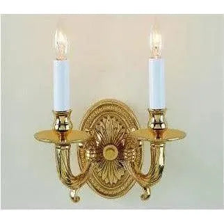 JVI Designs - San Clemente Petal Brass Wall Sconce - 308-01 | Montreal Lighting & Hardware