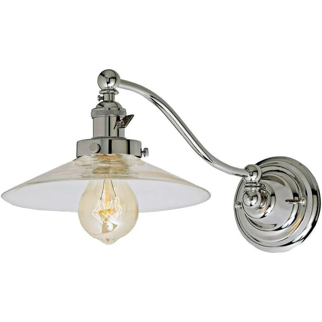 JVI Designs - Soho Ashbury Half Swing Wall Sconce - 1253-15 S1 | Montreal Lighting & Hardware