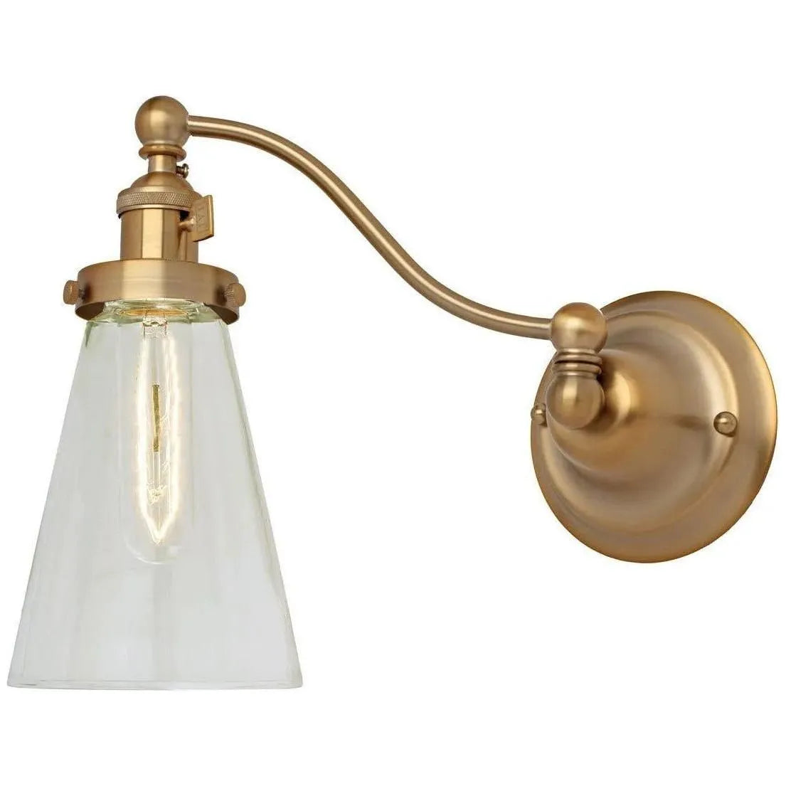 JVI Designs - Soho Barclay Half Swing Wall Sconce - 1253-10 S10 | Montreal Lighting & Hardware