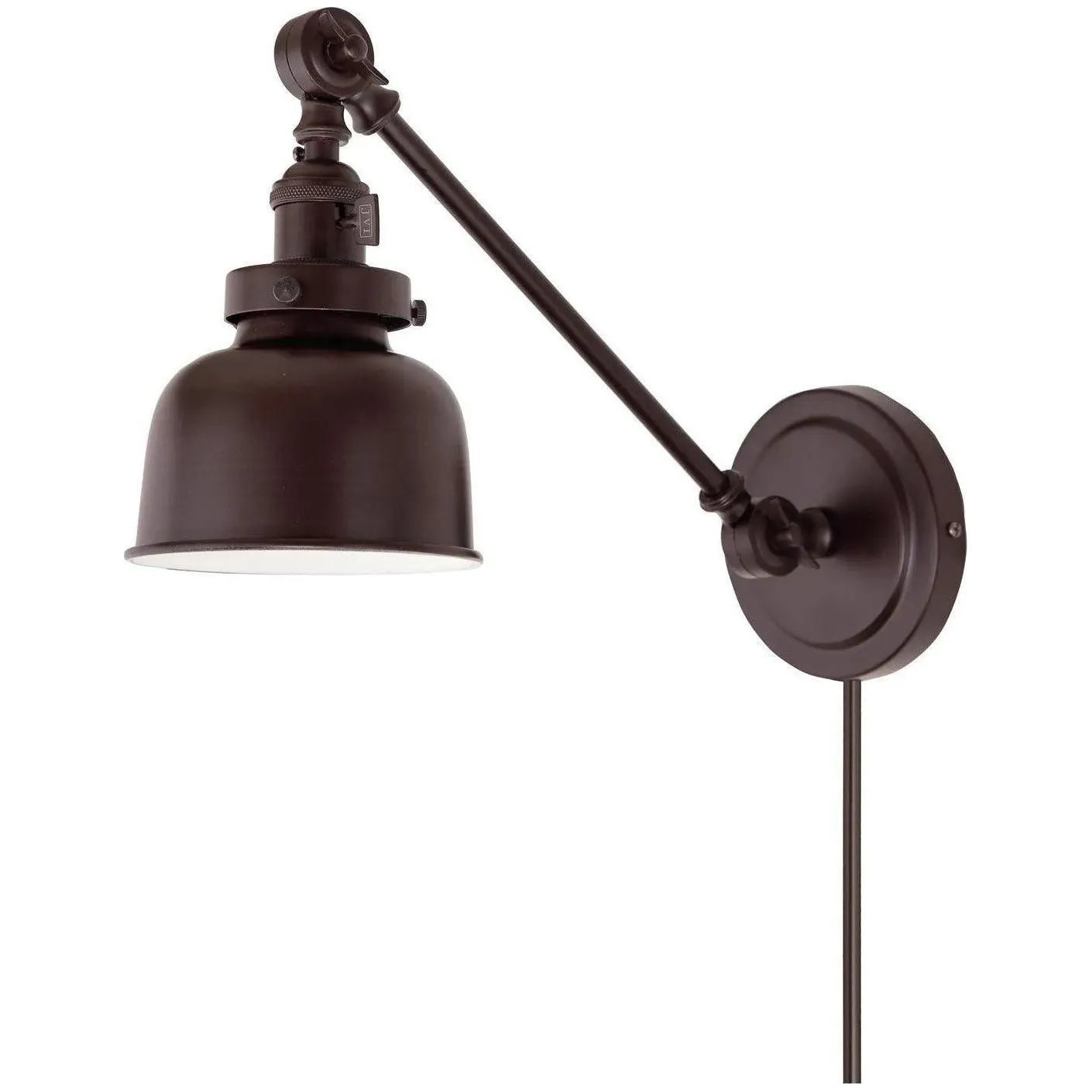 JVI Designs - Soho M2 Shade Double Swivel Wall Sconce - 1255-08 M2 | Montreal Lighting & Hardware