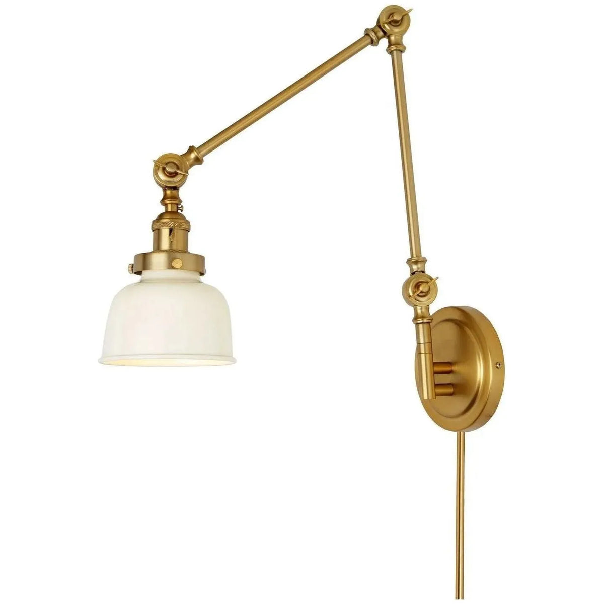 JVI Designs - Soho M2 Shade Triple Swivel Wall Sconce - 1257-10 M2-IV | Montreal Lighting & Hardware