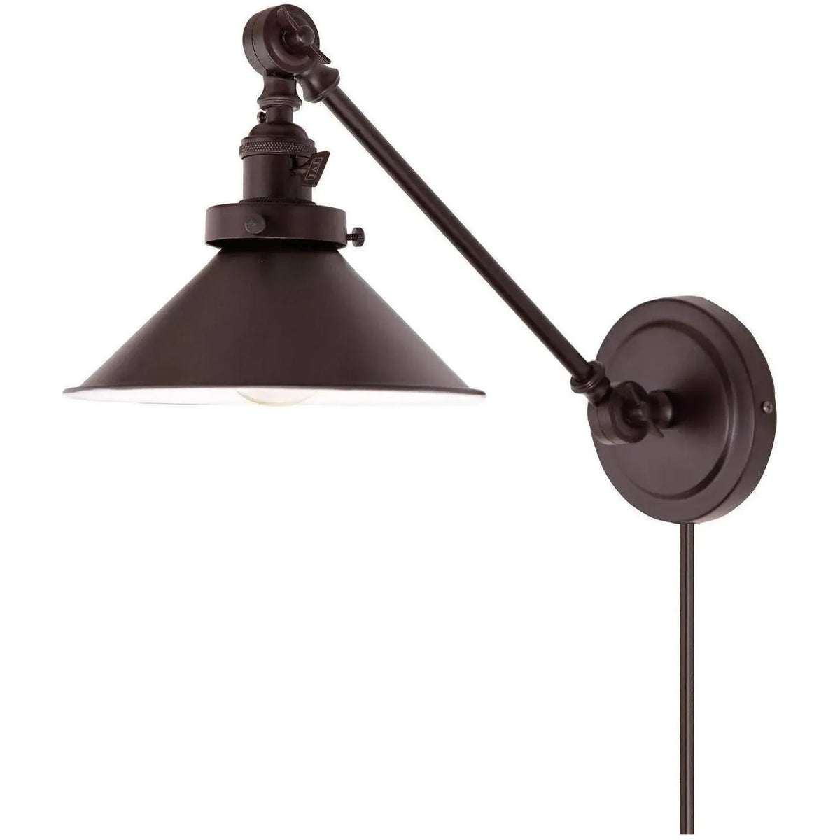 JVI Designs - Soho M3 Shade Double Swivel Wall Sconce - 1255-08 M3 | Montreal Lighting & Hardware