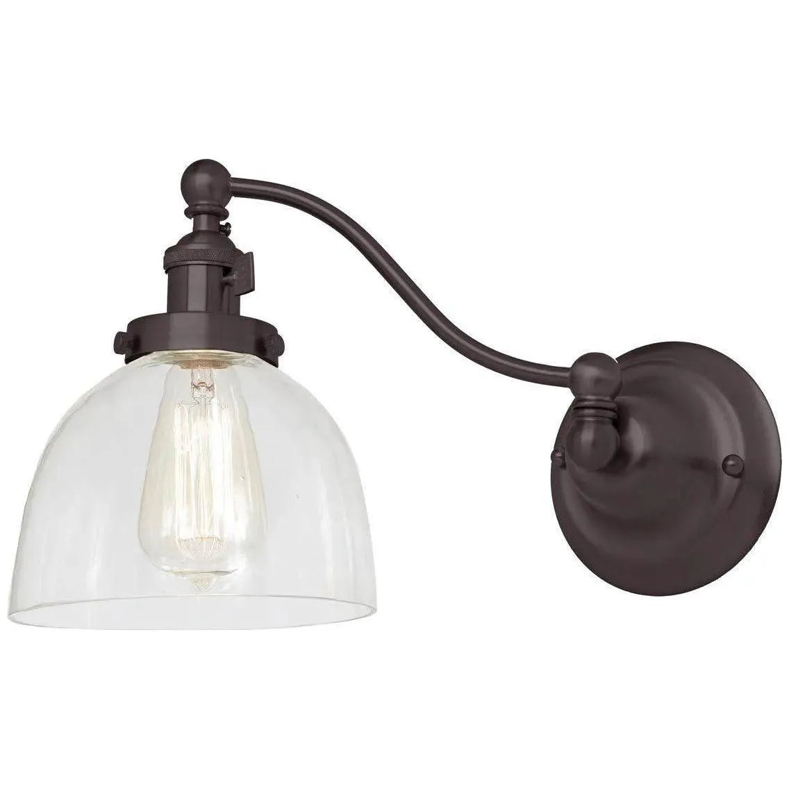 JVI Designs - Soho Madison Half Swing Wall Sconce - 1253-08 S5 | Montreal Lighting & Hardware