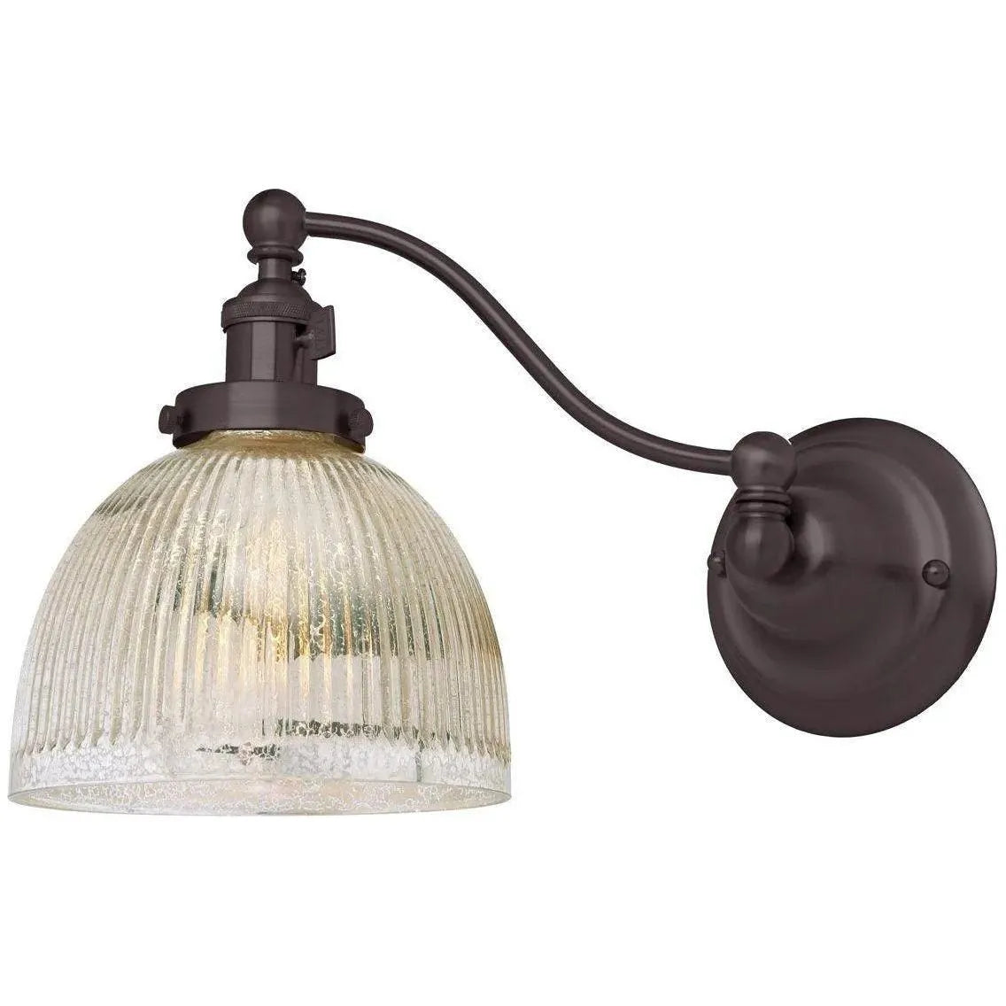 JVI Designs - Soho Madison Half Swing Wall Sconce - 1253-08 S5-MP | Montreal Lighting & Hardware