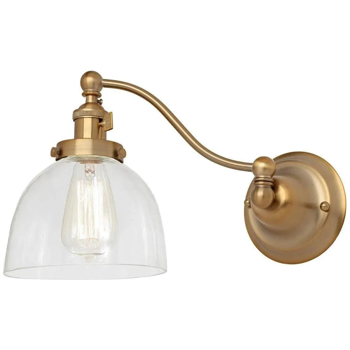 JVI Designs - Soho Madison Half Swing Wall Sconce - 1253-10 S5 | Montreal Lighting & Hardware