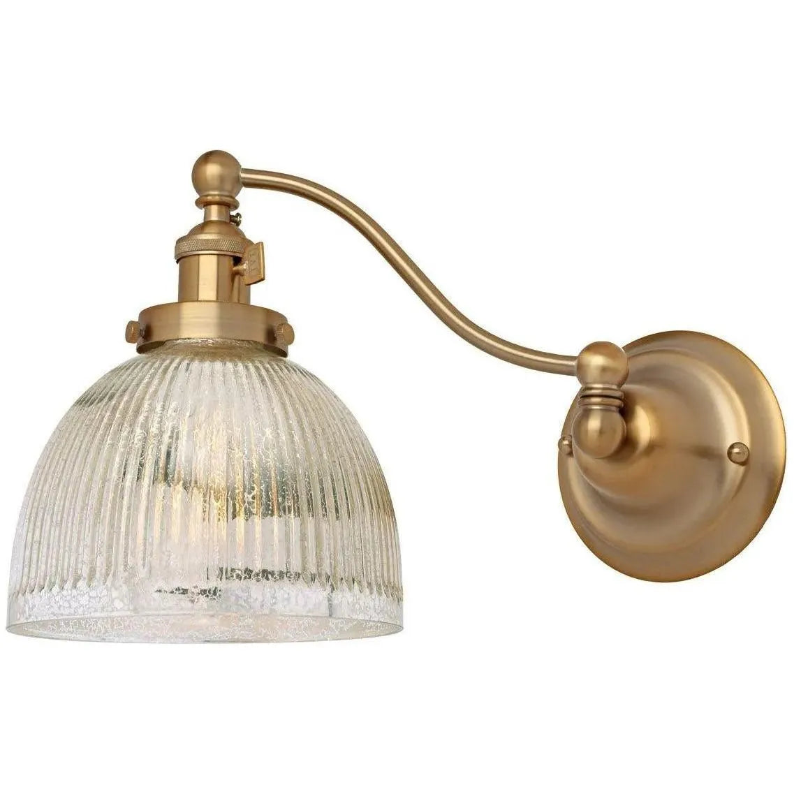 JVI Designs - Soho Madison Half Swing Wall Sconce - 1253-10 S5-MP | Montreal Lighting & Hardware