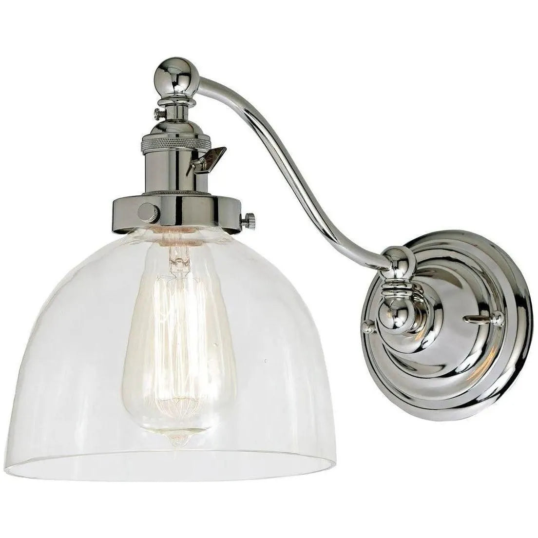 JVI Designs - Soho Madison Half Swing Wall Sconce - 1253-15 S5 | Montreal Lighting & Hardware