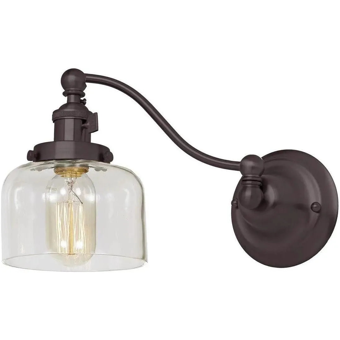JVI Designs - Soho Shyra Half Swing Wall Sconce - 1253-08 S4 | Montreal Lighting & Hardware