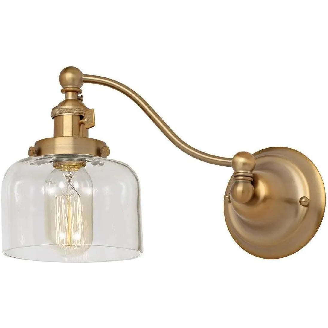 JVI Designs - Soho Shyra Half Swing Wall Sconce - 1253-10 S4 | Montreal Lighting & Hardware