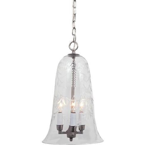 JVI Designs - Sophia Bell Jar Flower Glass Pendant - 1039-17 | Montreal Lighting & Hardware