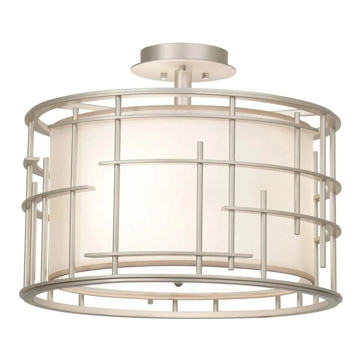 Kalco - Atelier Semi Flush Mount - 6482TS | Montreal Lighting & Hardware
