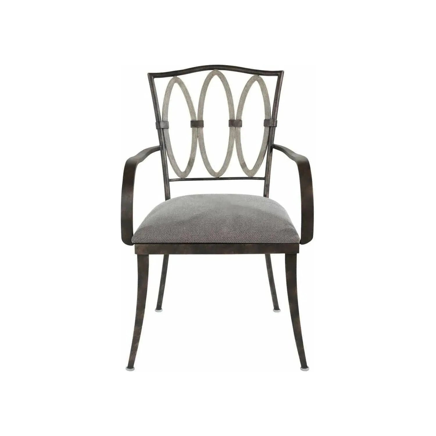 Kalco - Belmont Dining Arm Chair - 800402FG | Montreal Lighting & Hardware