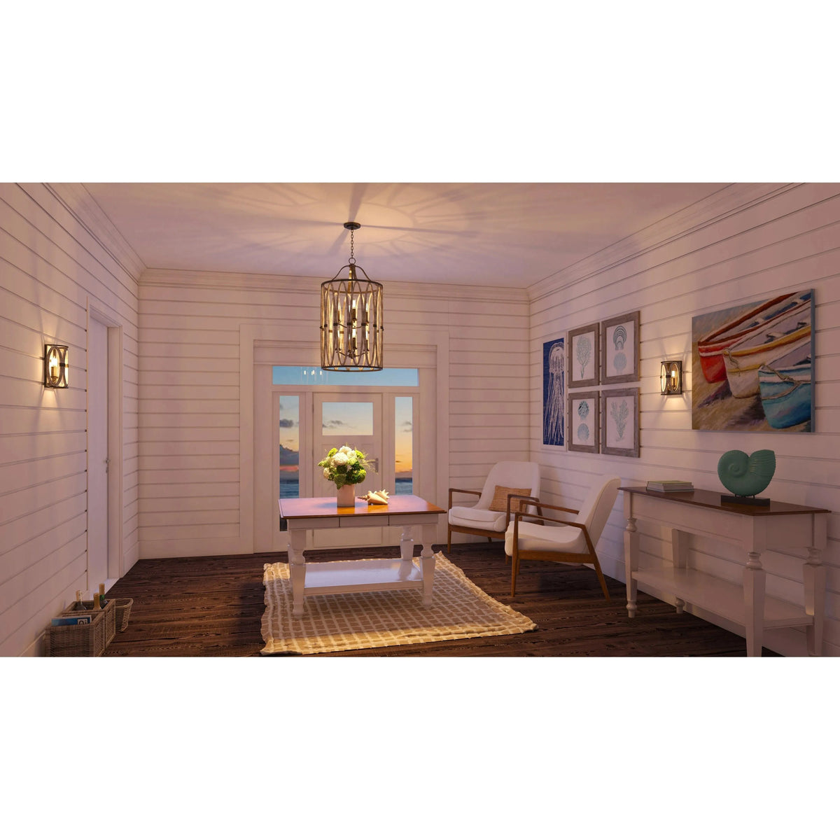 Kalco - Belmont Foyer Pendant - 500252FG | Montreal Lighting & Hardware