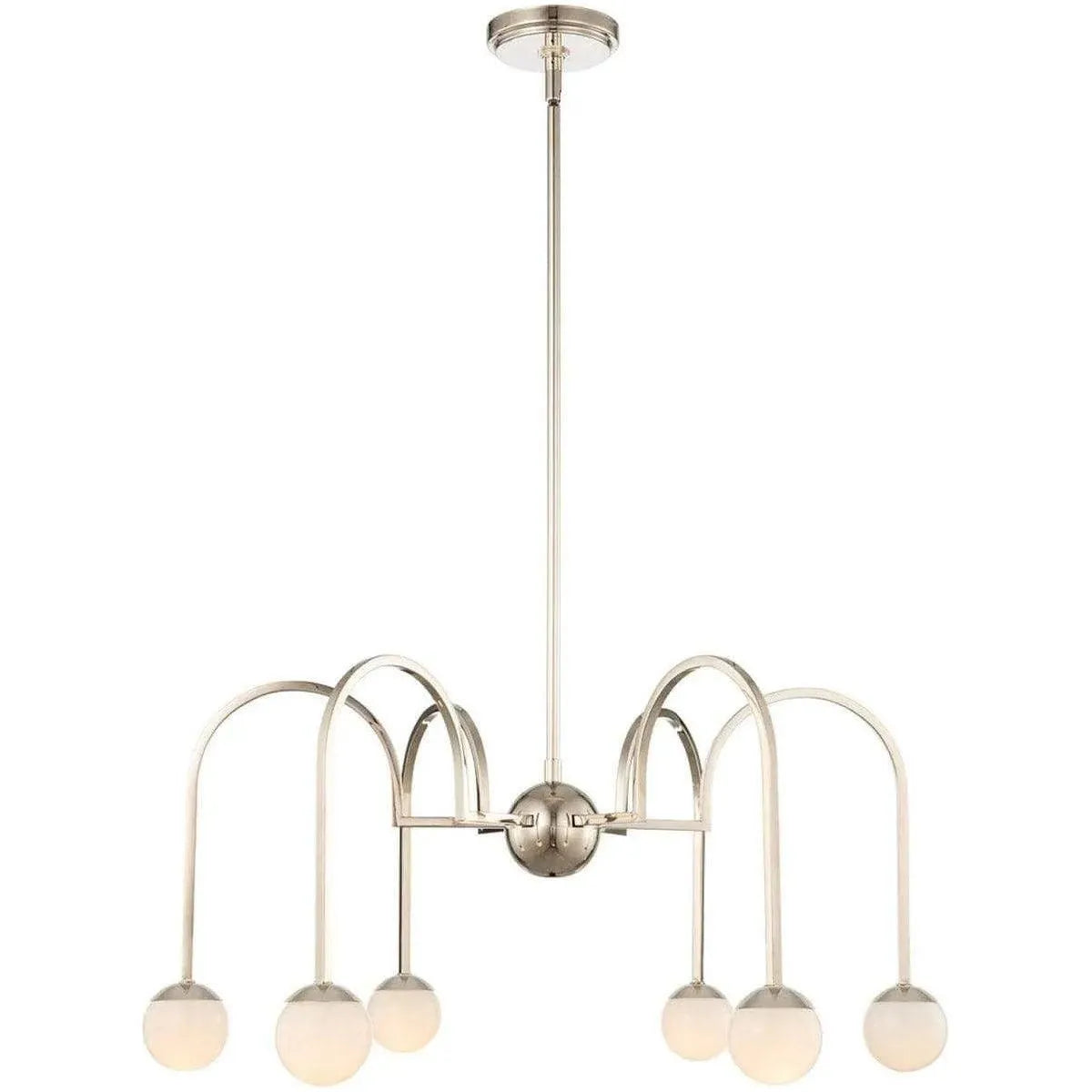 Kalco - Bistro Chandelier - 512871PN | Montreal Lighting & Hardware