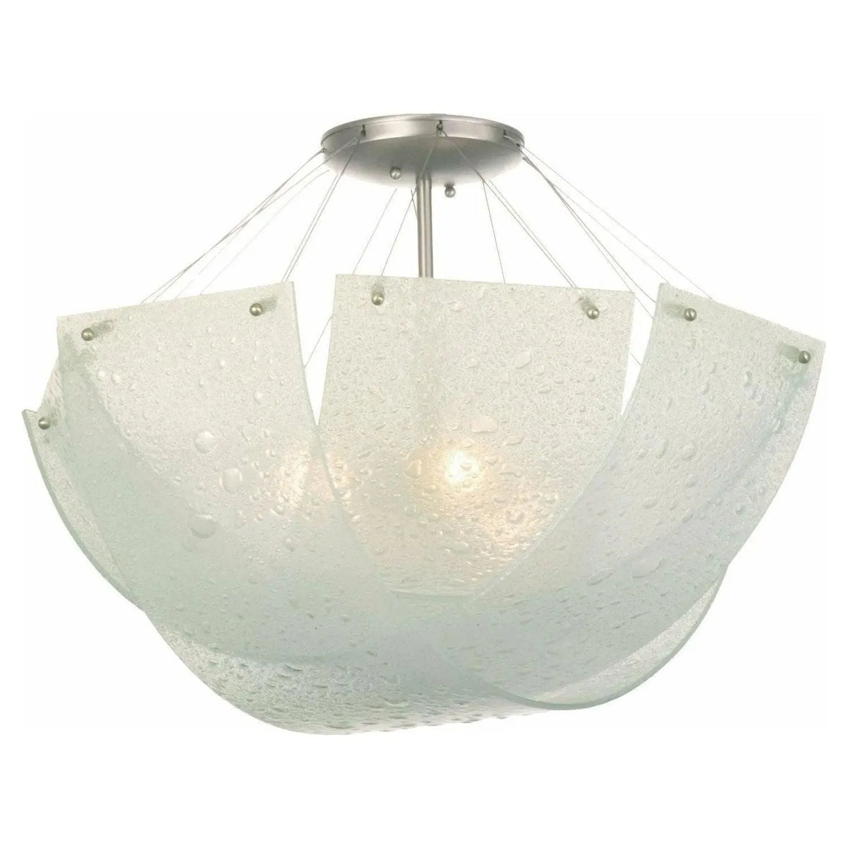 Kalco - Cirrus Semi Flush Mount - 5096SN | Montreal Lighting & Hardware