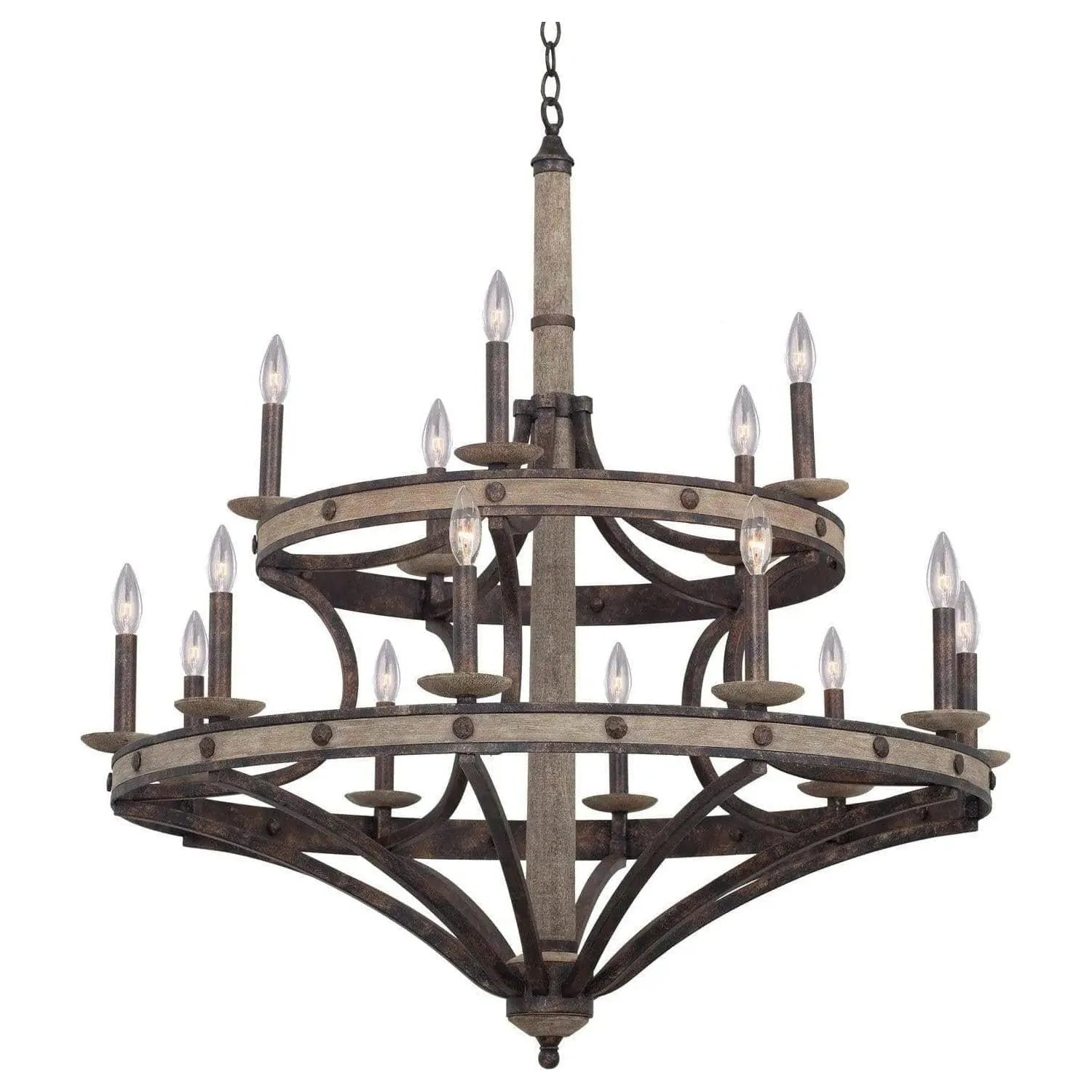 Kalco - Coronado 2-Tier Chandelier - 7040FG | Montreal Lighting & Hardware
