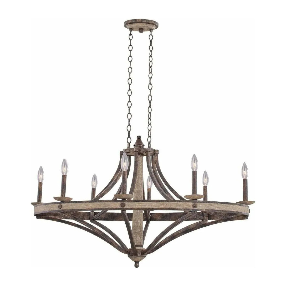 Kalco - Coronado Oval Chandelier - 7048FG | Montreal Lighting & Hardware