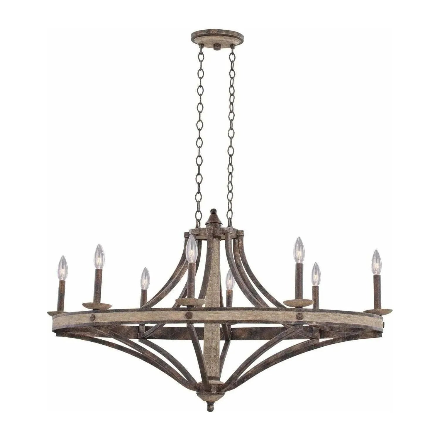 Kalco - Coronado Oval Chandelier - 7048FG | Montreal Lighting & Hardware