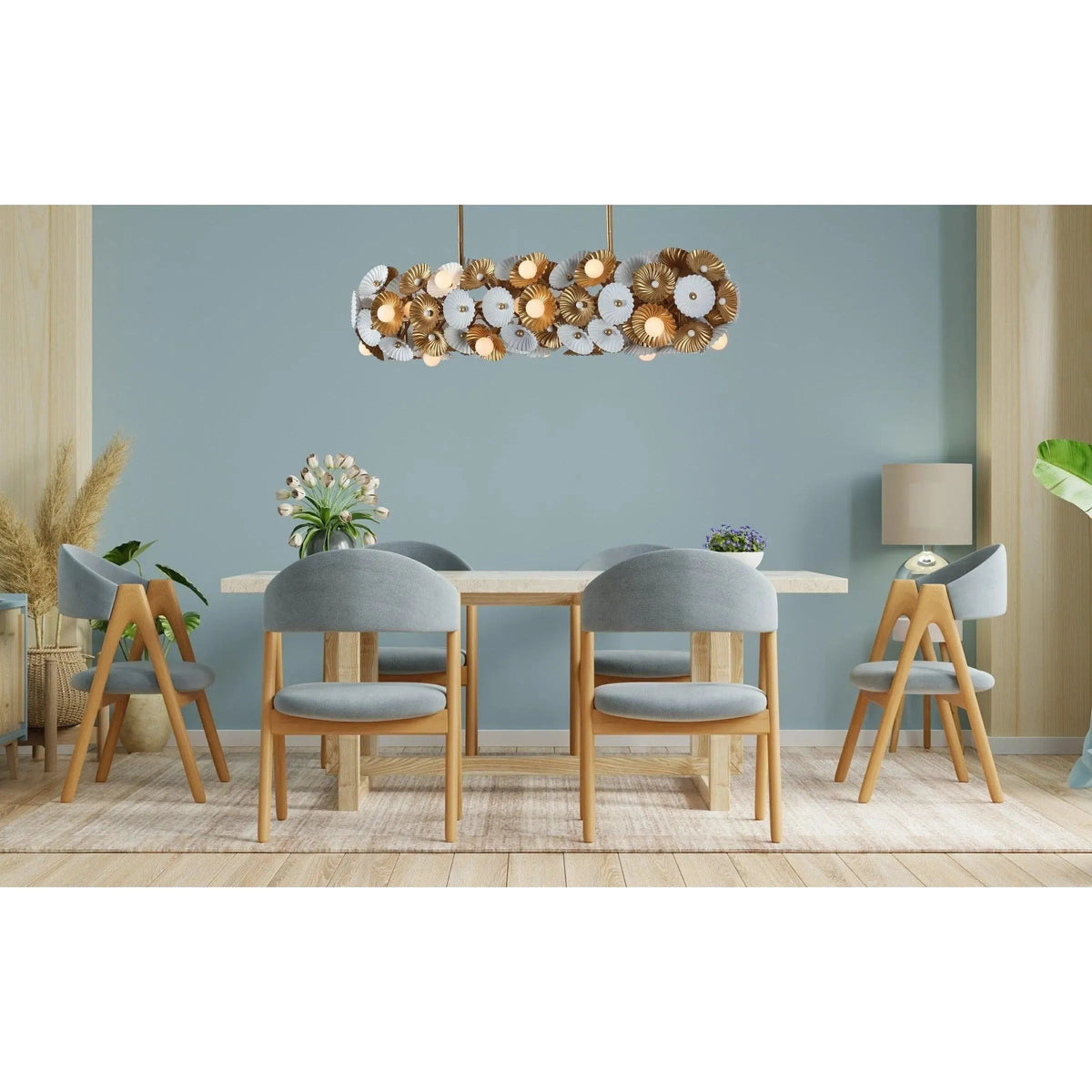 Kalco - Damask Island Pendant - 520361BVB | Montreal Lighting & Hardware