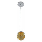 Kalco - Meteor Mini Pendant - 309510CH/AMBER | Montreal Lighting & Hardware