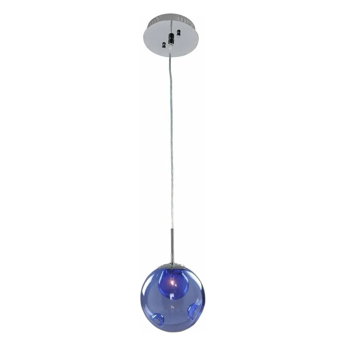 Kalco - Meteor Mini Pendant - 309510CH/SAPPH | Montreal Lighting & Hardware
