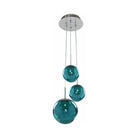 Kalco - Meteor Pendant - 309540CH/AQUA | Montreal Lighting & Hardware