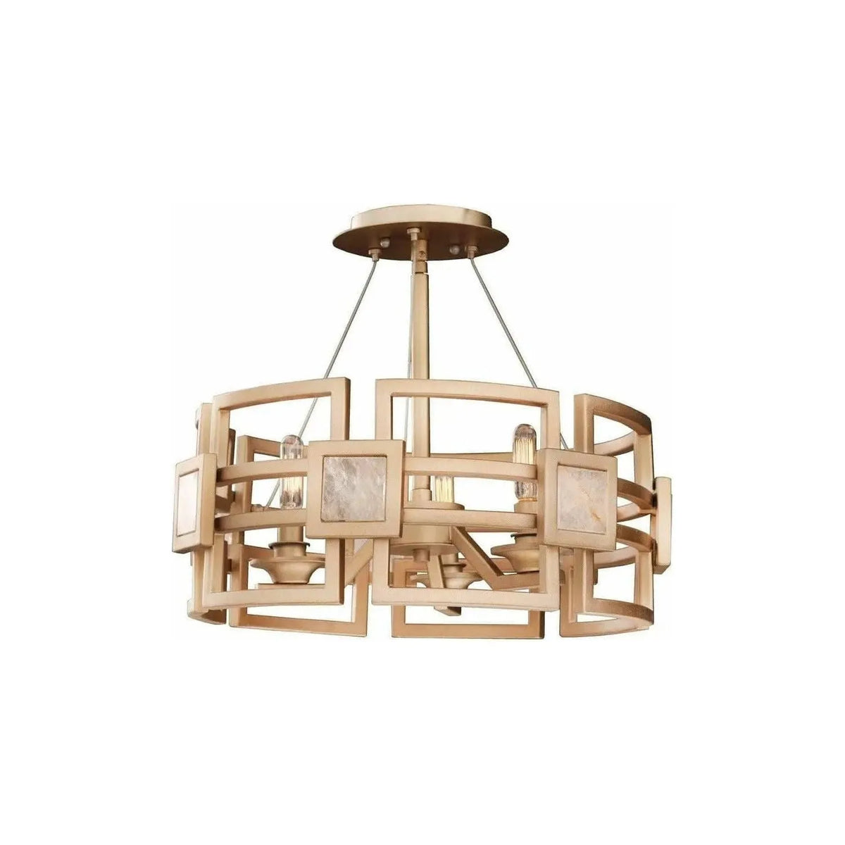 Kalco - Metropolis Semi Flush Mount - 500640MG | Montreal Lighting & Hardware