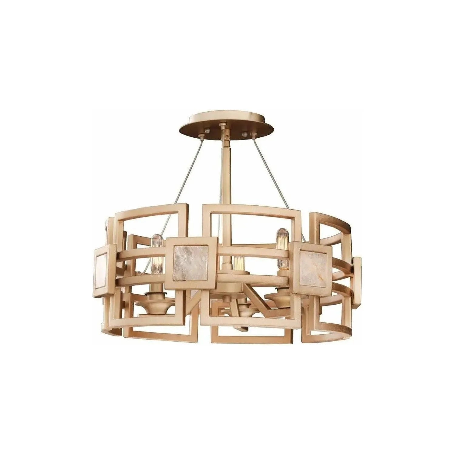 Kalco - Metropolis Semi Flush Mount - 500640MG | Montreal Lighting & Hardware