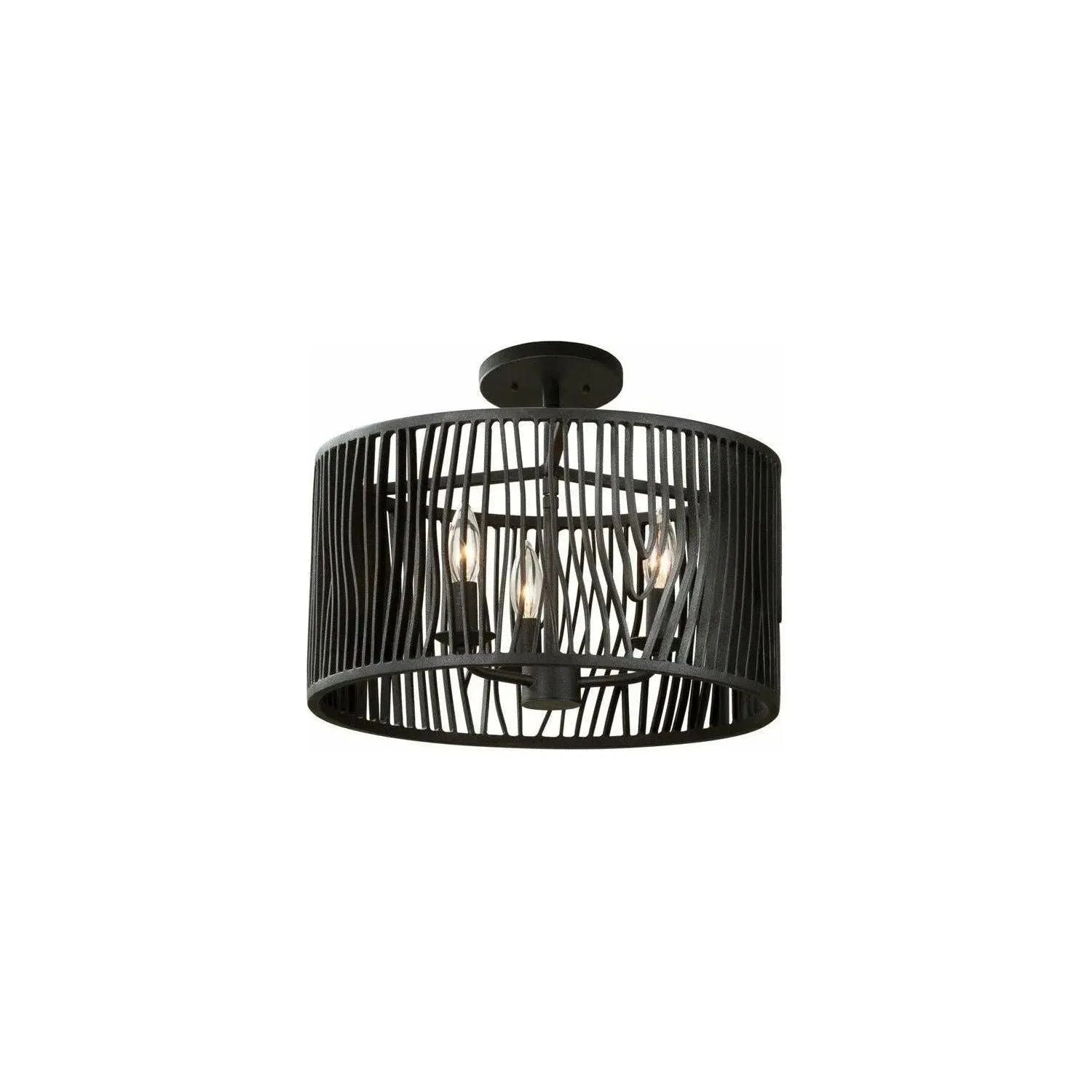Kalco - Morre Convertible Pendant - Semi Flush Mount - 507540BI | Montreal Lighting & Hardware