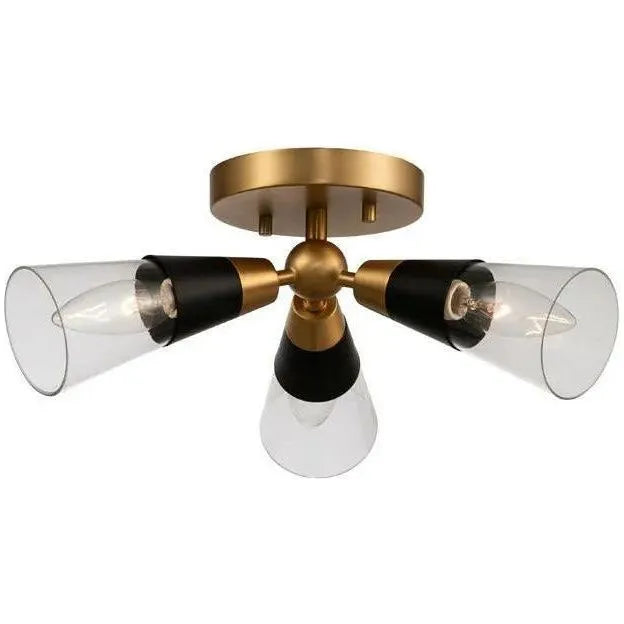 Kalco - Ponti Semi Flush Mount - 513141BNB | Montreal Lighting & Hardware
