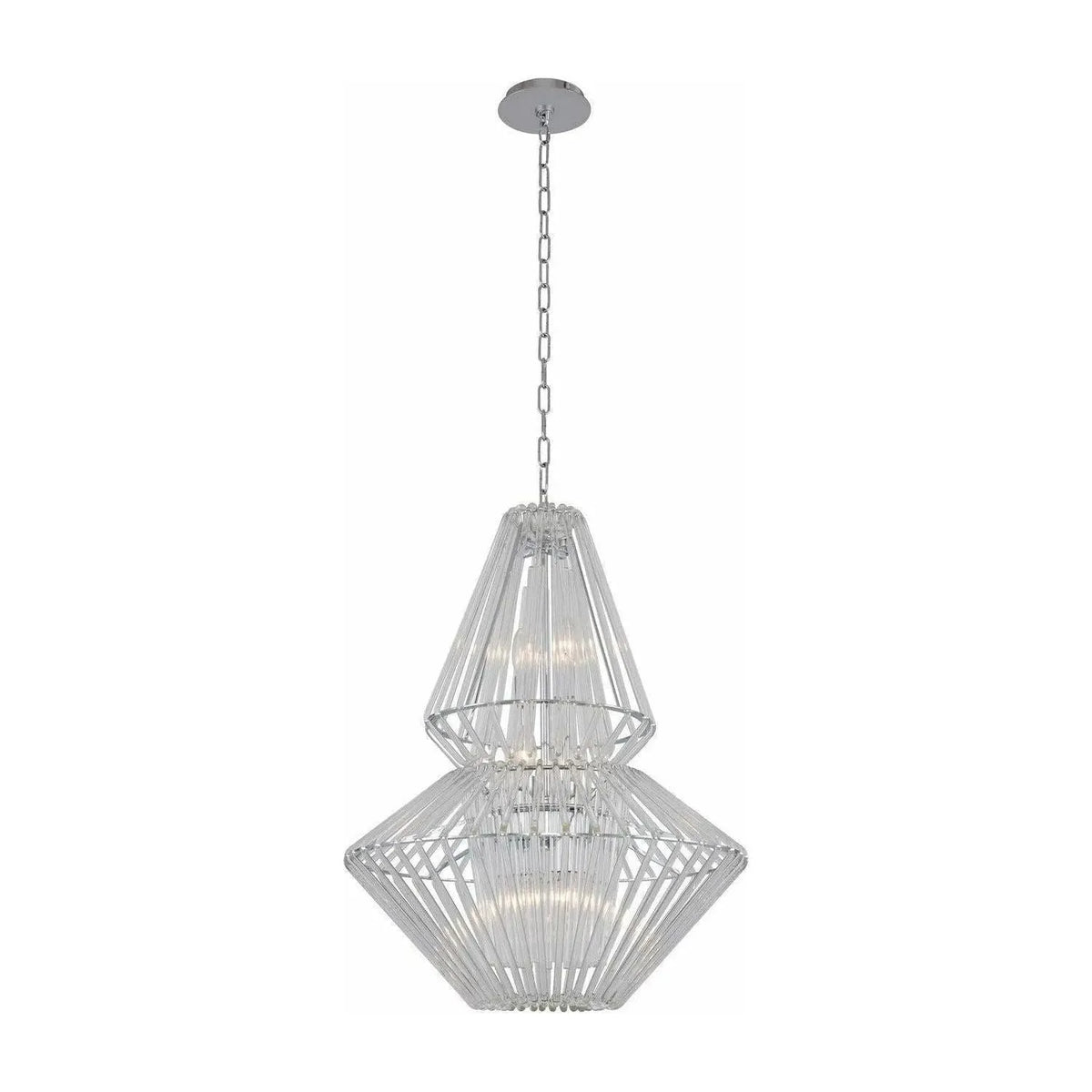 Kalco - Taza Foyer Pendant - 508450CH | Montreal Lighting & Hardware