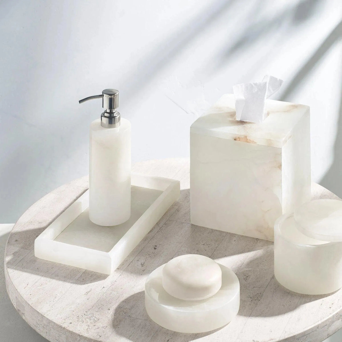 Kassatex - Alabaster Bath Accessories - ABR-LD | Montreal Lighting & Hardware