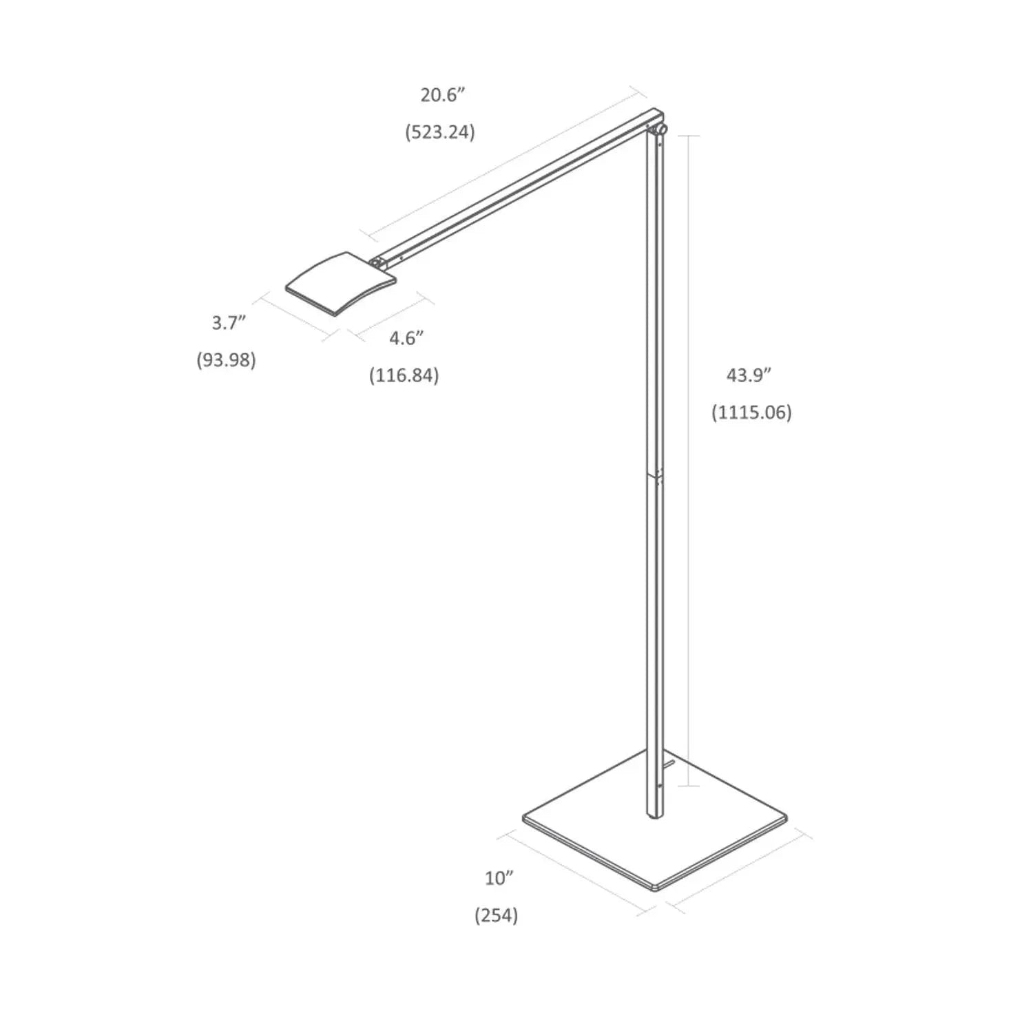 Koncept - Mosso Pro LED Floor Lamp - AR2001-MBK-FLR | Montreal Lighting & Hardware