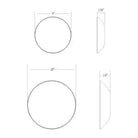 Koncept - Ramen LED Wall Sconce - RMW-09-SW-BNI-HW | Montreal Lighting & Hardware