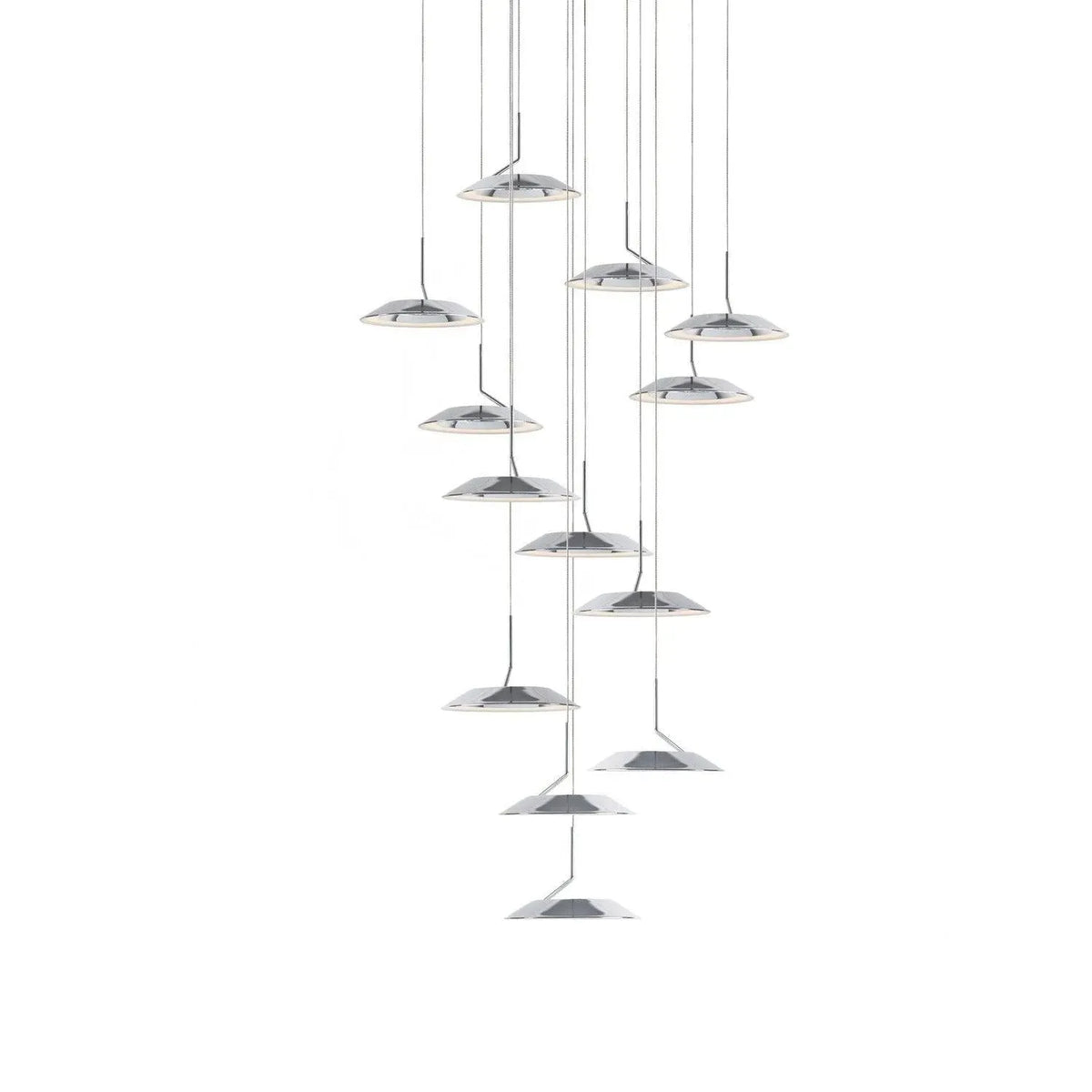 Koncept - Royyo LED 13-Light Pendant - RYP-C13-SW-CRM | Montreal Lighting & Hardware